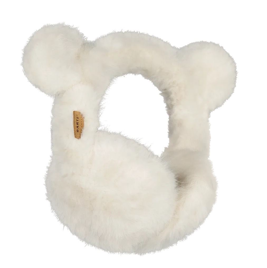 Barts Beriberi Ohrwärmer Earmuffs mit Kunstpelz in Creme Weiß mit Öhrchen