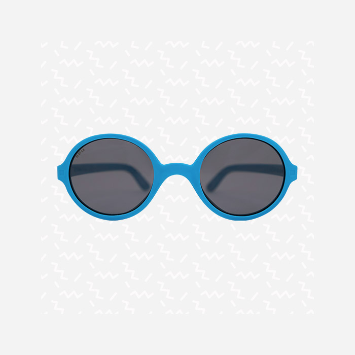 LittleKids_RoZZ_MediumBlue_packshot2 KiETLA Kleinkind Sonnenbrille ROZZ (UV-Schutz 3) mit blauem Rahmen
