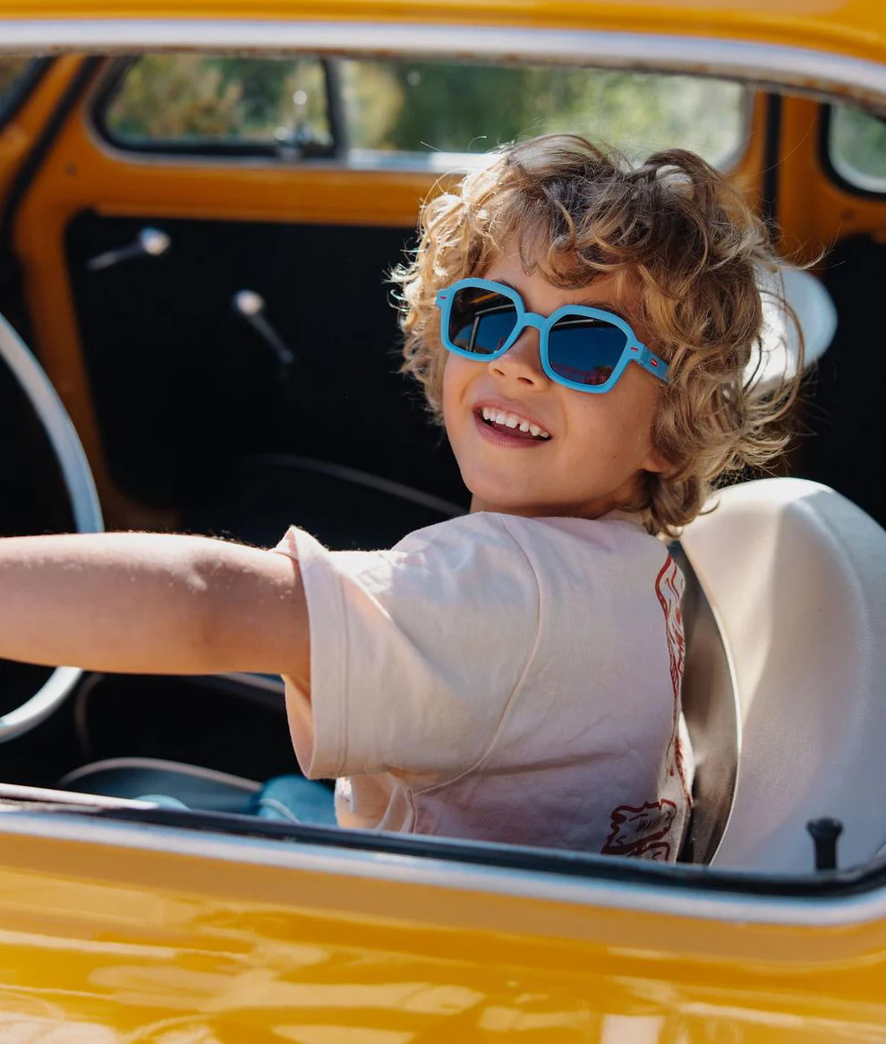 Hello Hossy Kinder Sonnenbrille - Lunettes Hossy Leo Türkis