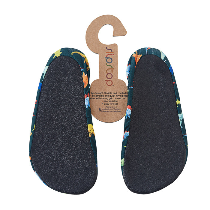 Dino_2iTI41Q4EZqk7y SlipStop Turn- & Badeschuhe - bunte Dinos
