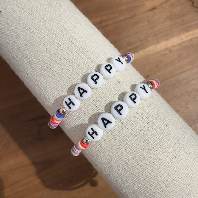 Lua Circle of Life Armband - Elastisch mit bunten Perlen - HAPPY
