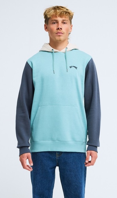 Billabong Arch Block Po Hoodie in Blau & Grün