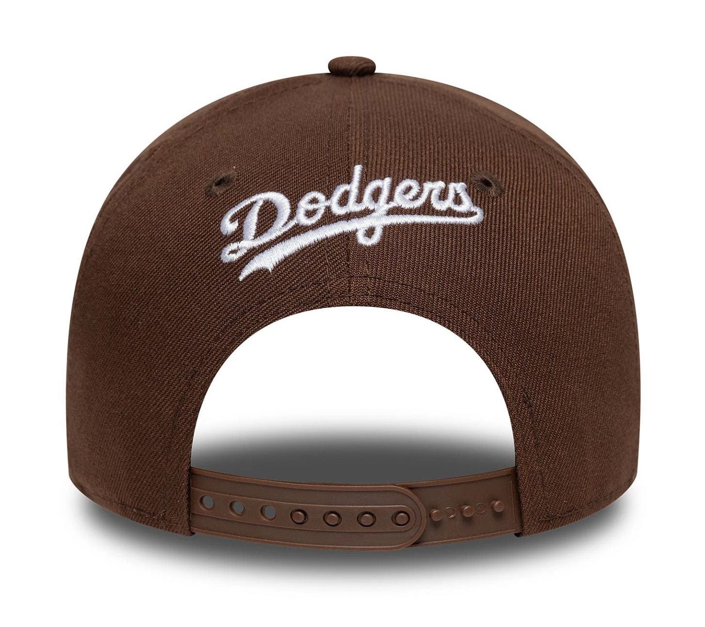 New Era Cap 9FORTY in Braune MLB Outline Script LA Dodgers New Era Cap 9FORTY in Braune MLB Outline Script LA Dodgers