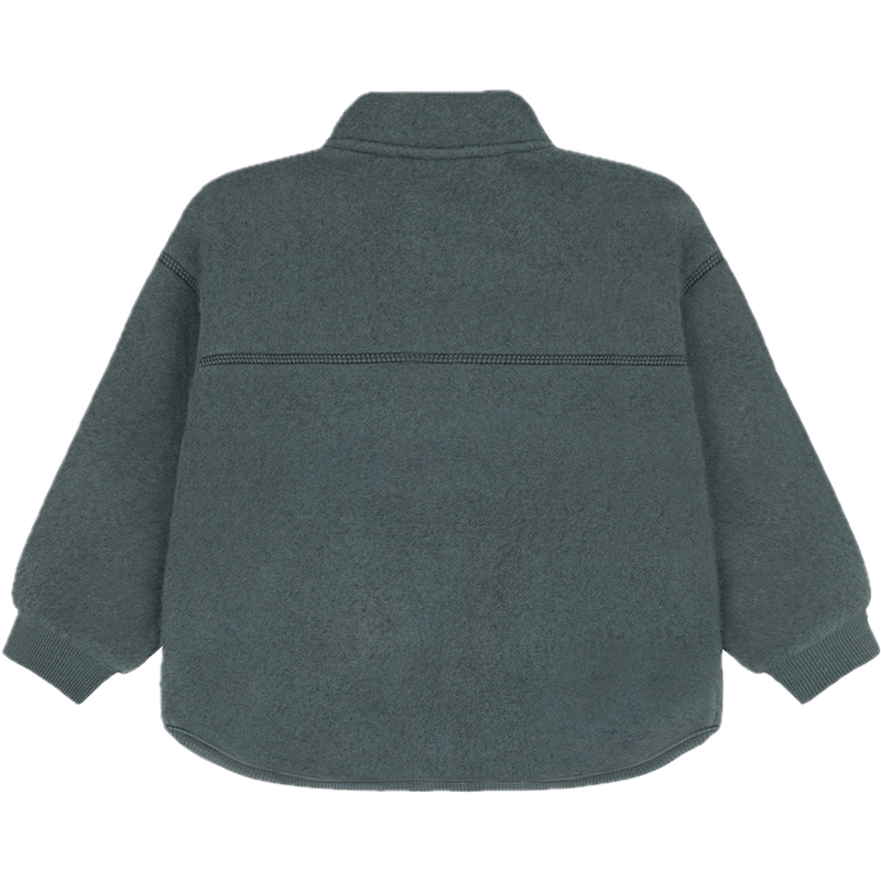 Hust & Claire Emi Merino-Wollfleecejacke in Balsamgrün mit Reißverschluss Hust & Claire Emi Merino-Wollfleecejacke in Balsamgrün mit Reißverschluss
