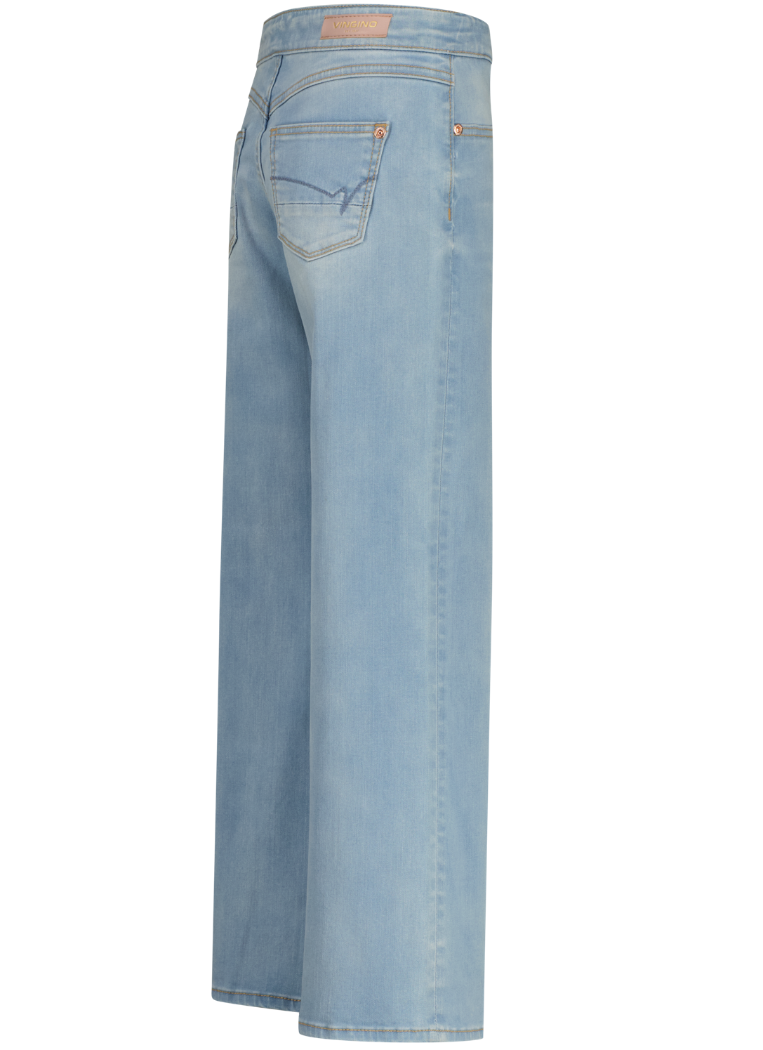 Vingino Jeans Bellini Wide Leg Jegging in Light Vintage Hellblau Denim Vingino Jeans Bellini Wide Leg Jegging in Light Vintage Hellblau Denim