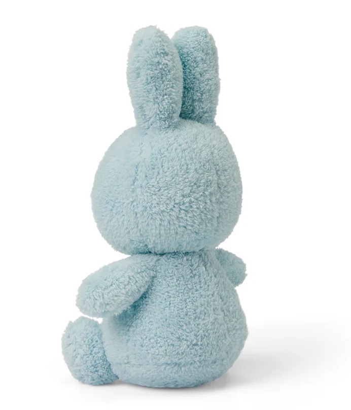 Bon Bon Toys Miffy Sitting Terry Light Pink - Frottee Hellblau - 23 cm Bon Bon Toys Miffy Sitting Terry Light Pink - Frottee Hellblau - 23 cm