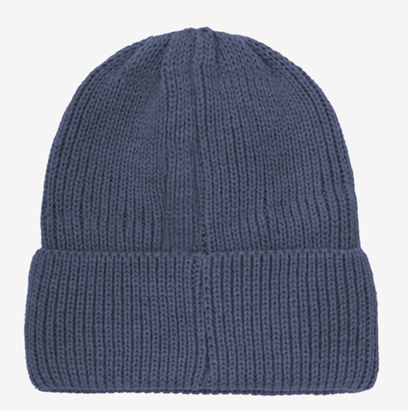 Color Kids Beanie mit Logo in Blau