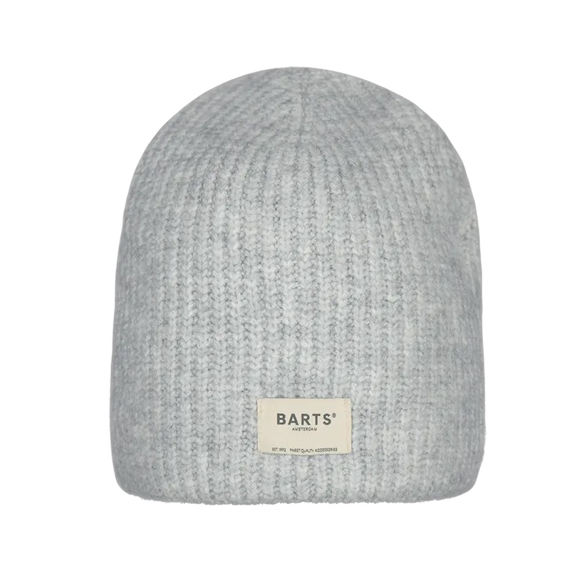 Barts Darty Damen Beanie ohne Bündchen in Grau Barts Darty Damen Beanie ohne Bündchen in Grau