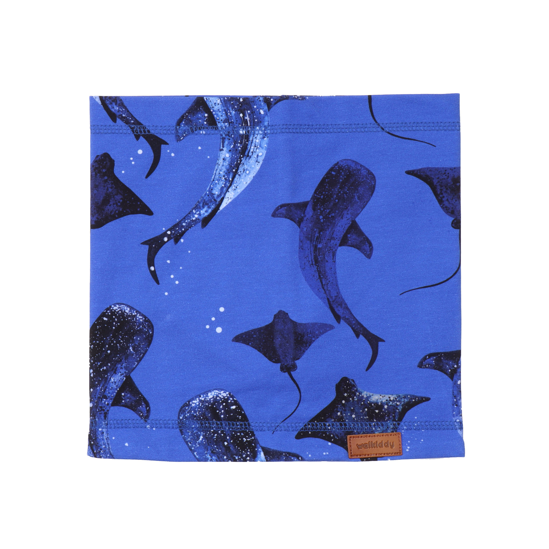 Walkiddy Loop in Royal Blau - Wale & Stachelrochen