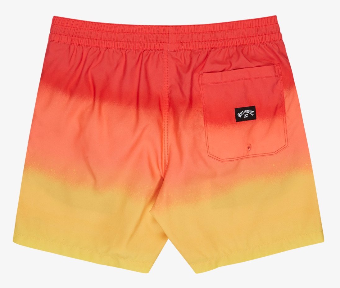 Billabong All Day Fade 16" - Layback Schwimmshorts für Männer - Retro Yellow Sunset Billabong All Day Fade 16" - Layback Schwimmshorts für Männer - Retro Yellow Sunset