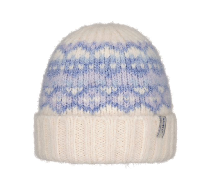 Barts Eimhir Beanie Damenmütze mit Winterschnittmuster - Blue Barts Eimhir Beanie Damenmütze mit Winterschnittmuster - Blue