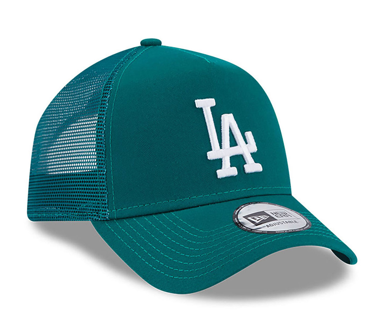 New Era LA Dodgers League Essential Trucker Cap in Grün
