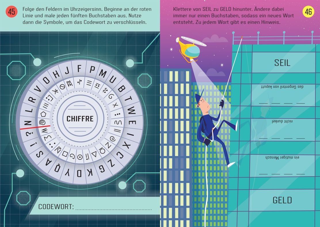 Usborne Top Secret! Das kniffelige Spionage-Rätselbuch