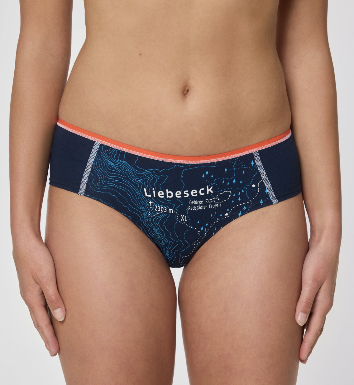 ESFE Alpine Bio-Wäsche Damen Hipster in Tiefblau - LIEBESECK ESFE Alpine Bio-Wäsche Damen Hipster in Tiefblau - LIEBESECK
