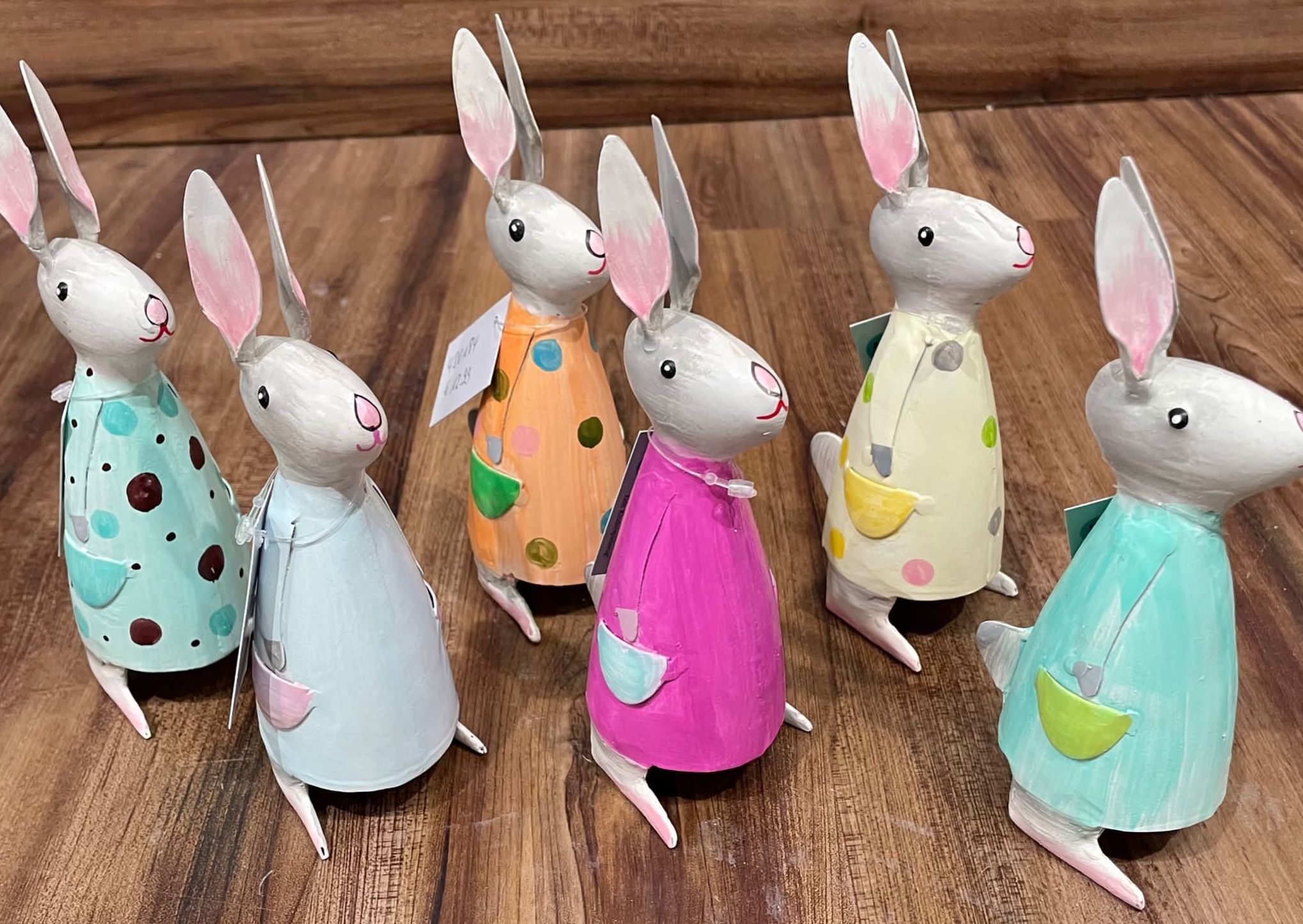 Pape Kunstgewerbe Hase Nancy Small - Unifarben/Punkte