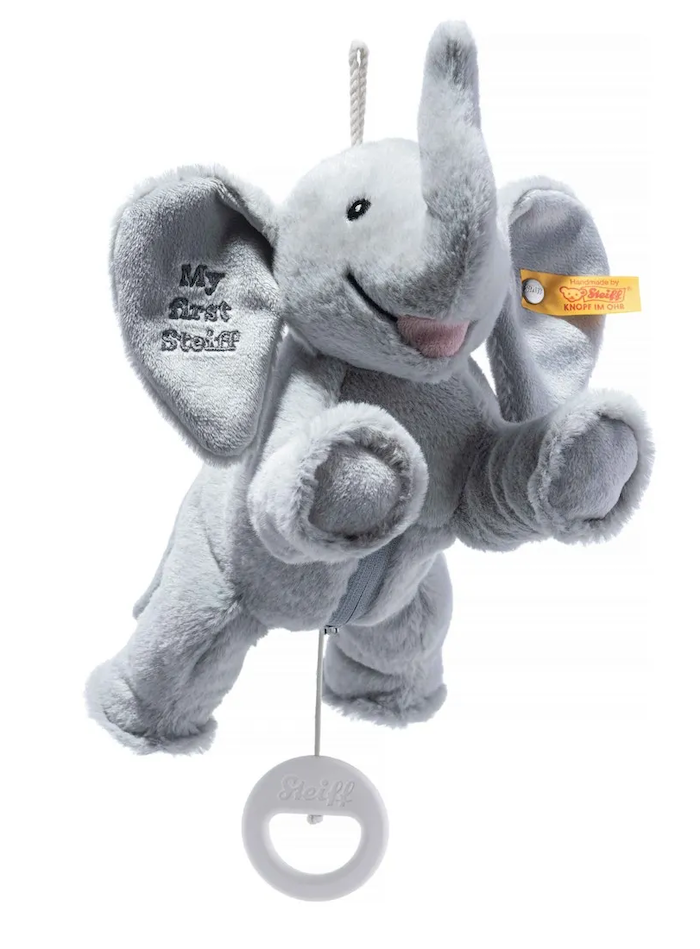 Steiff Ellie Elefant My First Spieluhr in Grau Steiff Ellie Elefant My First Spieluhr in Grau