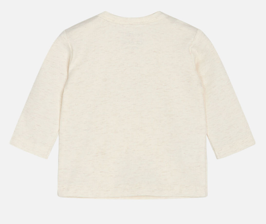 Hust & Claire Langarm Shirt in Creme - Enten