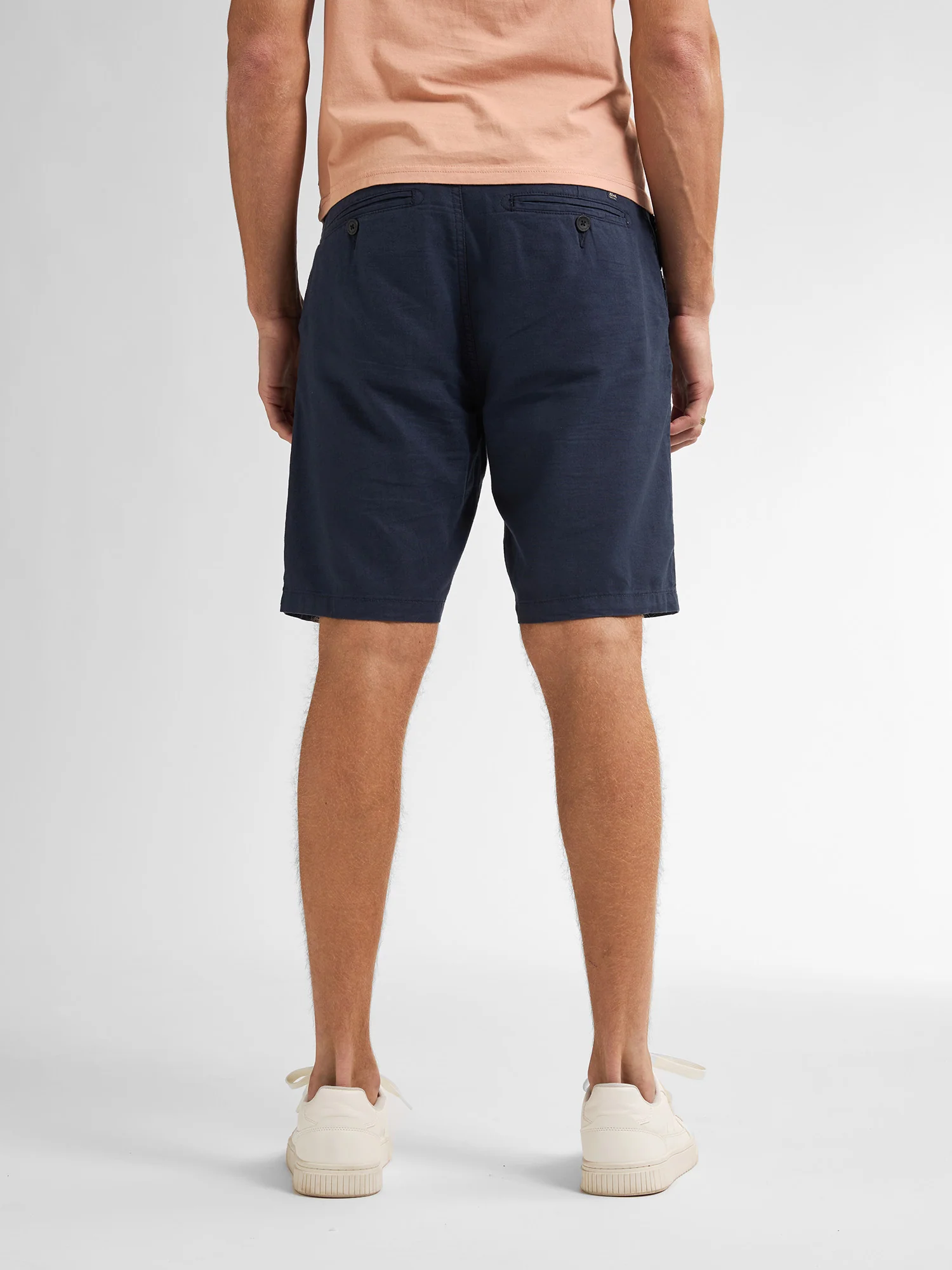 Petrol Industries Herren Leinen Chino Short Tropicwave in Navy Blau Petrol Industries Herren Leinen Chino Short Tropicwave in Navy Blau