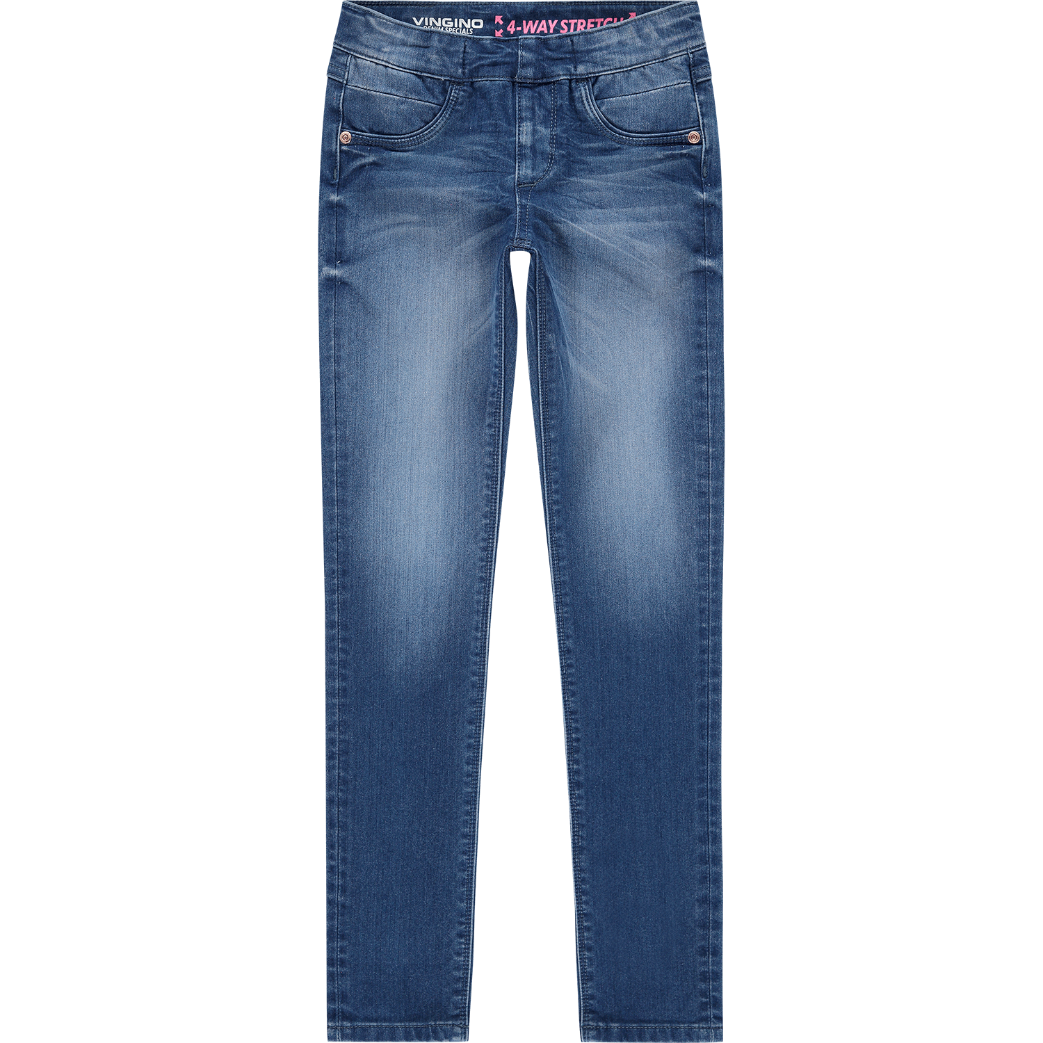 Vingino Jeans Bibine Jeggings Jeans Super 4-Way Stretch in Electric Blue