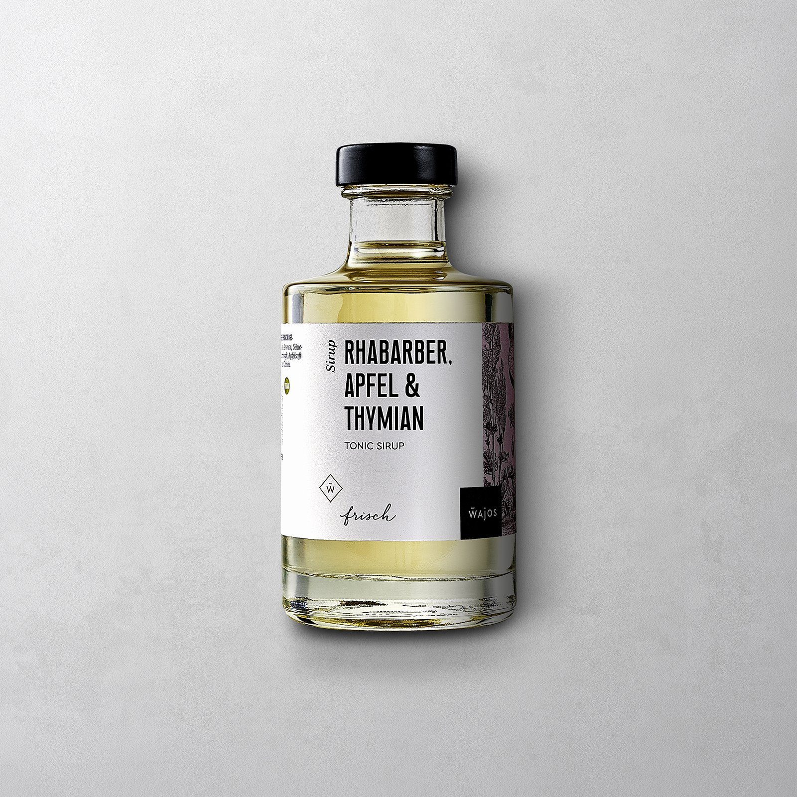 Wajos Rhabarber, Apfel & Thymian - Tonic Sirup - 200ml