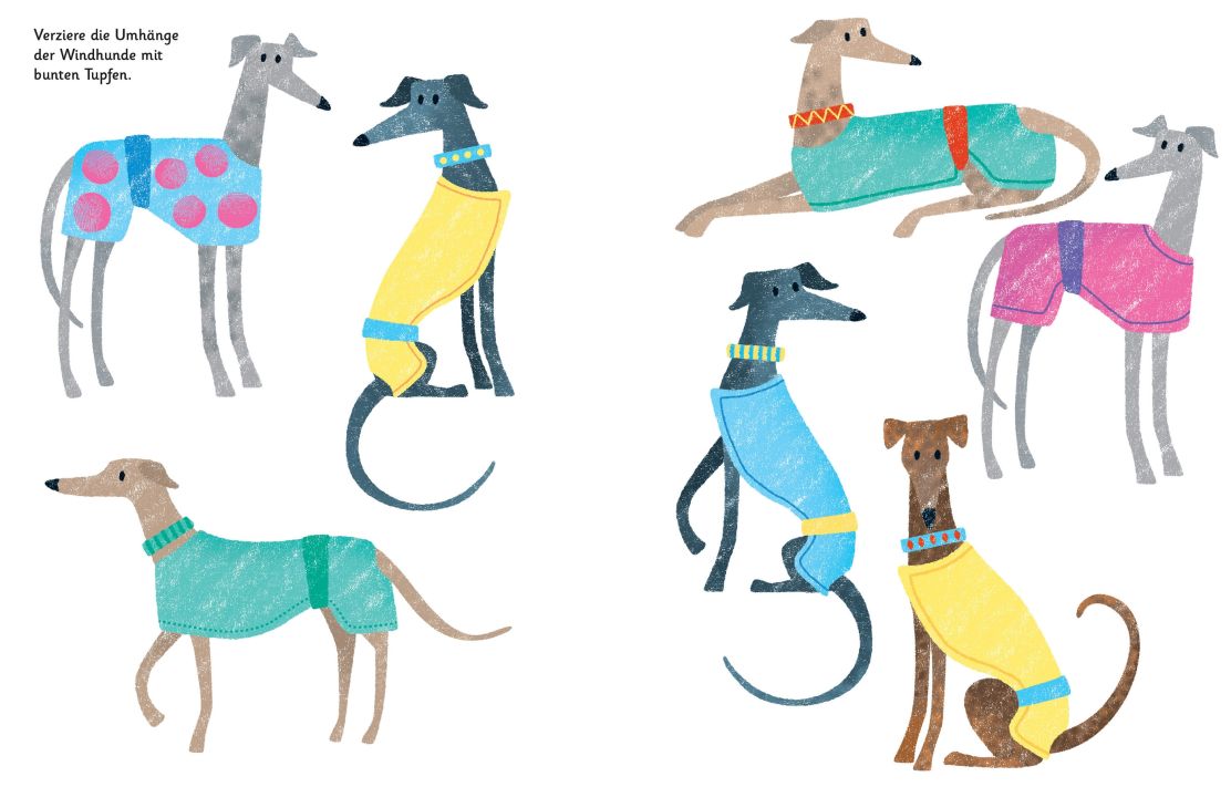 Usborne Fingerstempeln: Hunde und Katzen