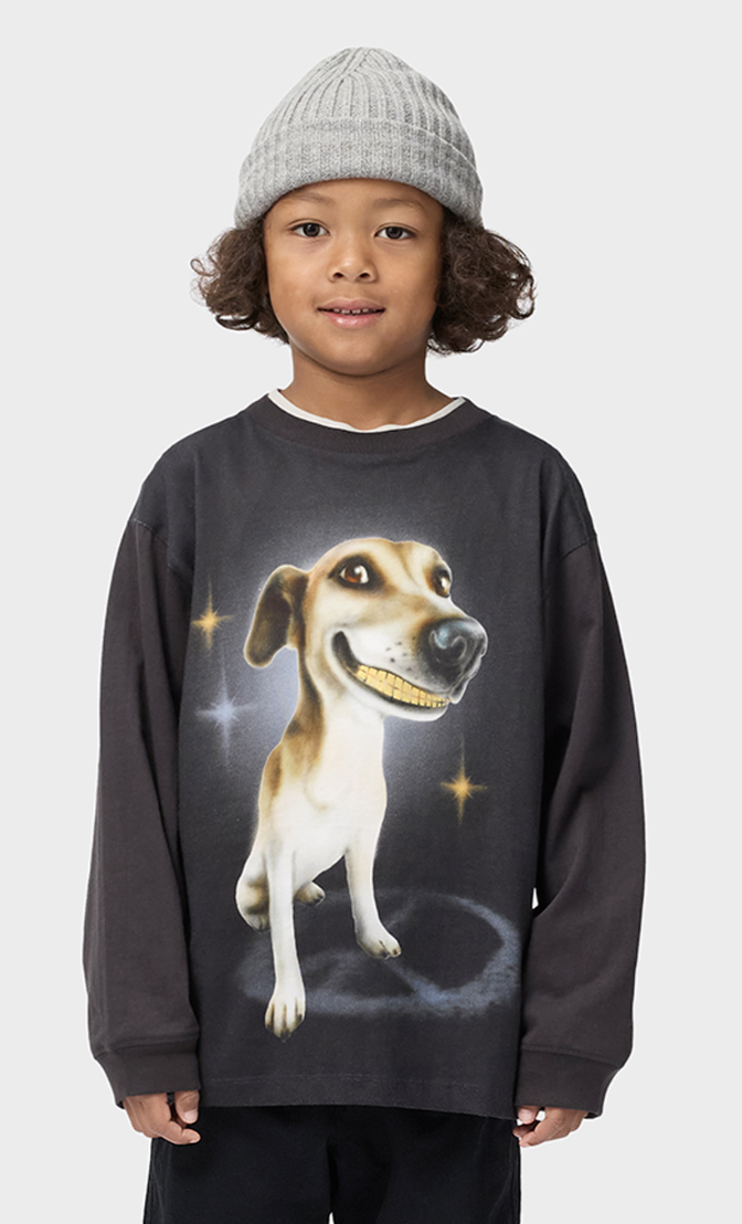 Molo Jungs Rube Pullover Golden Grillz in Schwarz