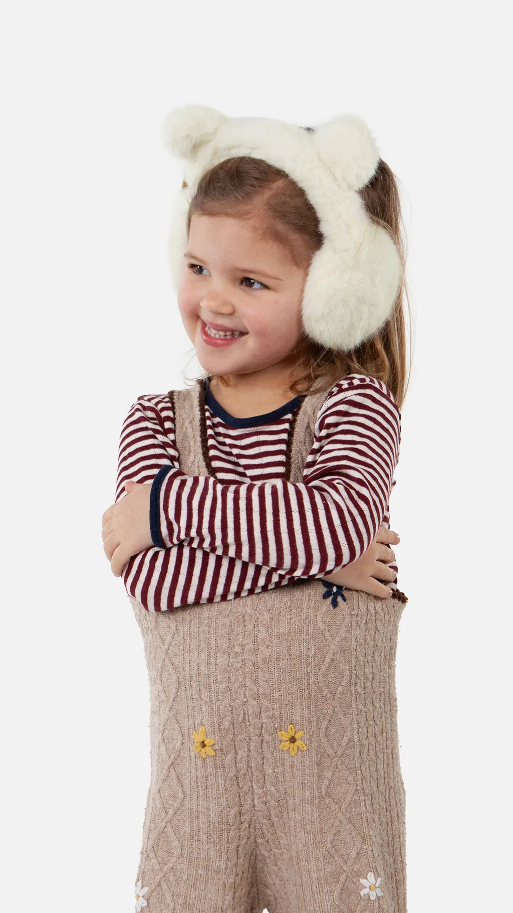 Barts Beriberi Ohrwärmer Earmuffs mit Kunstpelz in Creme Weiß mit Öhrchen Barts Beriberi Ohrwärmer Earmuffs mit Kunstpelz in Creme Weiß mit Öhrchen