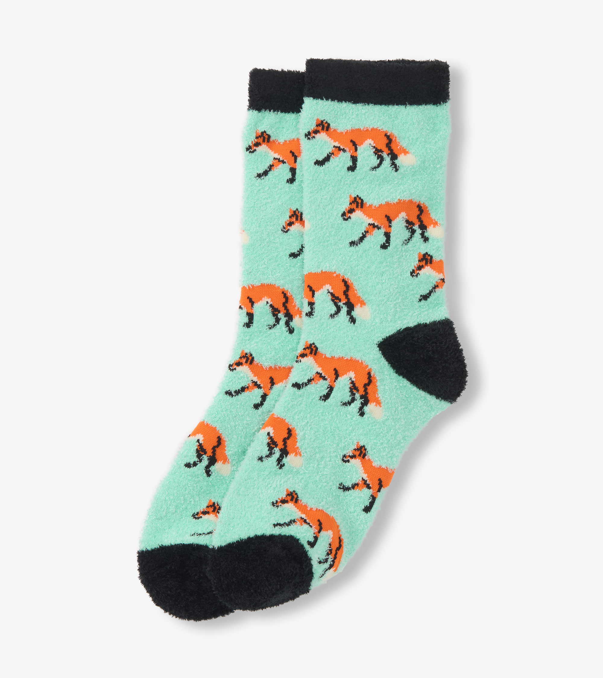 Little Blue House Cozy Socks - Damen Socken in Türkis - Foxy Lady - Fuchs 