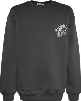 Blue Effect Jungs Sweatshirt in Kakao mit Doodle Print - Skifahren Blue Effect Jungs Sweatshirt in Kakao mit Doodle Print - Skifahren