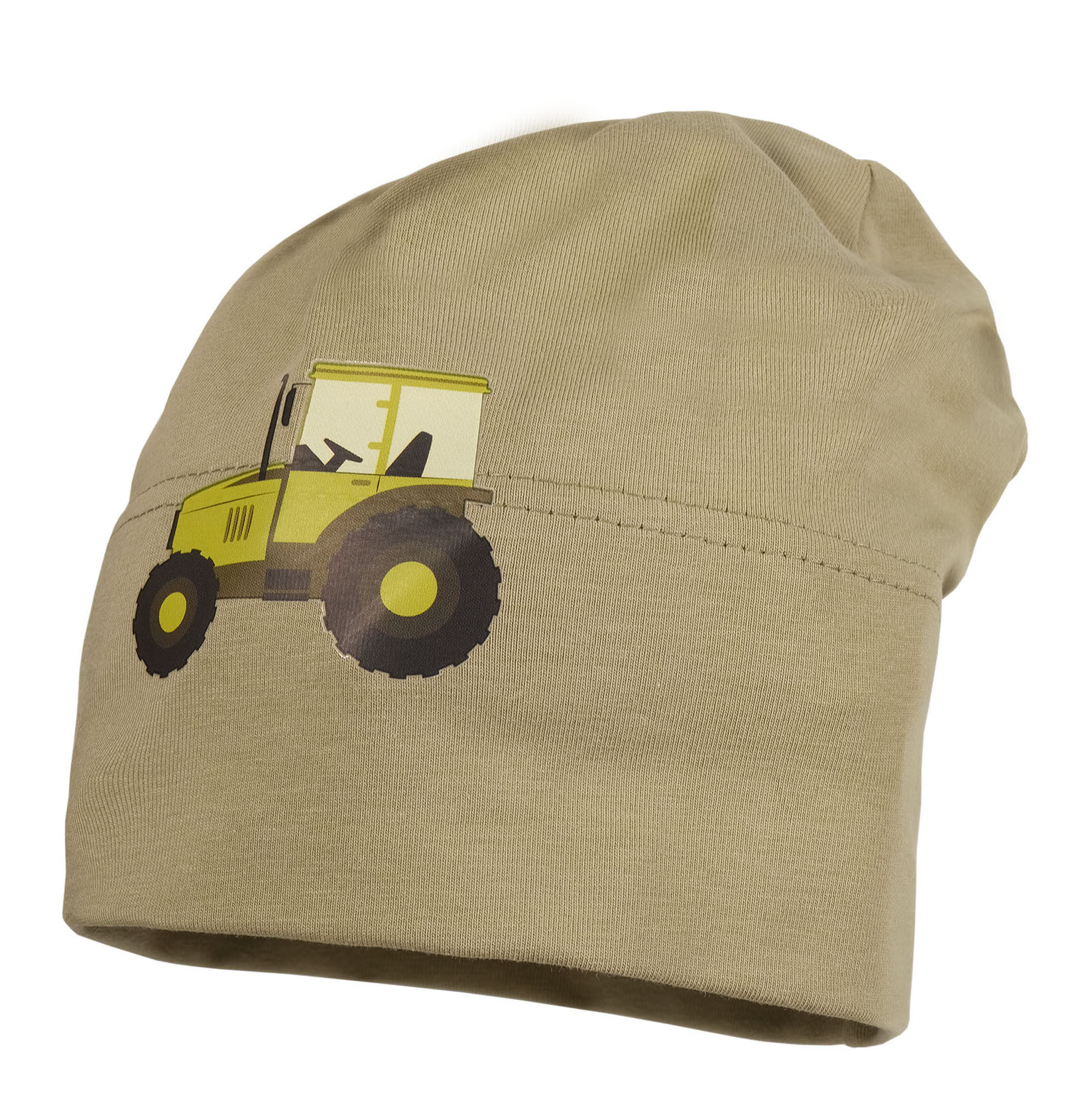 Maximo Jersey Beanie in Oliv Grün mit UV Schutz 50+ - Traktor