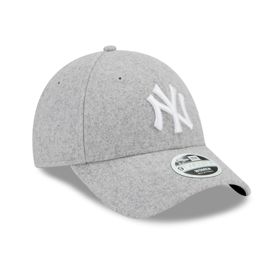 New Era Damen 9Forty Cap Wolle - NY New York Yankees in Grau