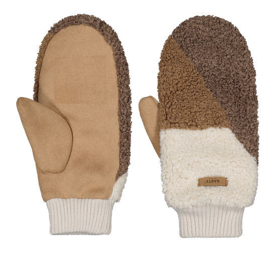 Barts Fäustlinge Teddy Mitts in Hellbraun - One Size