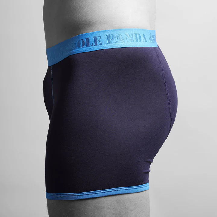 Swole Panda Bambus Herren Unterwäsche - Boxer Short - Unifarbe Navy & Blue Swole Panda Bambus Herren Unterwäsche - Boxer Short - Unifarbe Navy & Blue