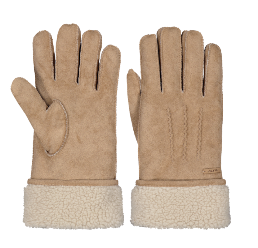 Barts Yokam Damenhandschuhe aus Kunstleder - light brown