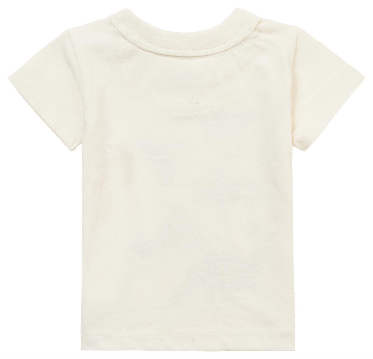Noppies Momence Baby Kurzarm T-Shirt in Creme Dinosaurier