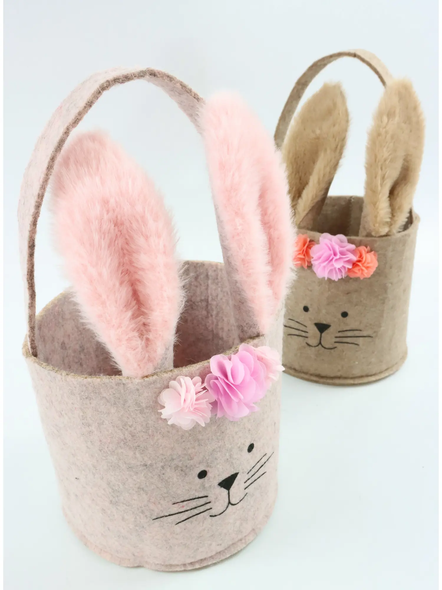 69182 Hoff Interieur Filztasche Hase mit Fellohren - Wählen Sie Ihre Farbe