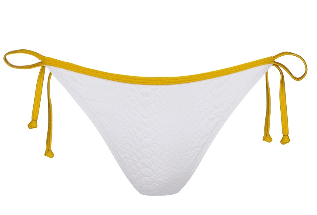 Barts Tanga Octavie Bikinihöschen in Weiß/Gelb - SALE