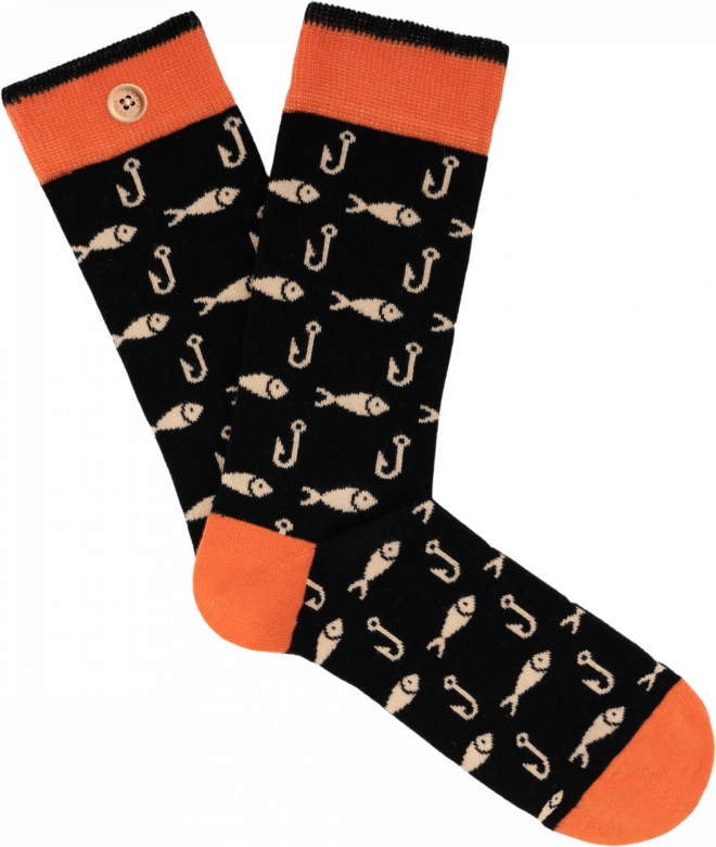 Cabaia Socken Herren CYRIL ET PAULINE in Schwarz - Angeln - SALE Cabaia Socken Herren CYRIL ET PAULINE in Schwarz - Angeln - SALE
