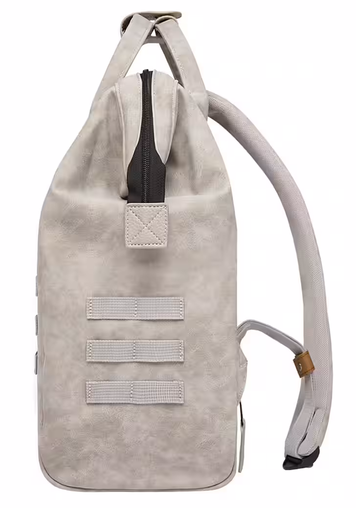 Cabaia Rucksack REIMS Medium mit Laptop-Fach - Grau Nubuk Vegan