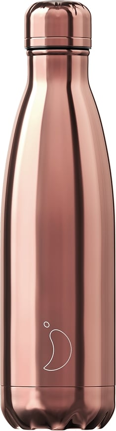 Chilly's Edelstahl Thermos Flasche - Rose Gold Chrome 500 ml Chilly's Edelstahl Thermos Flasche - Rose Gold Chrome 500 ml