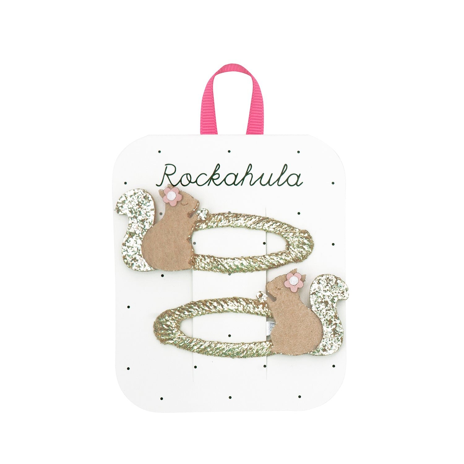Rockahula Sally Squirrel Clips Haarspangen Gold Glitzer Eichhörnchen Rockahula Sally Squirrel Clips Haarspangen Gold Glitzer Eichhörnchen