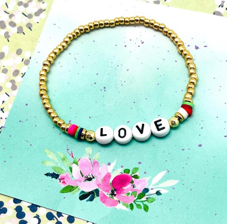 Noi Armband Elastisch - LOVE
