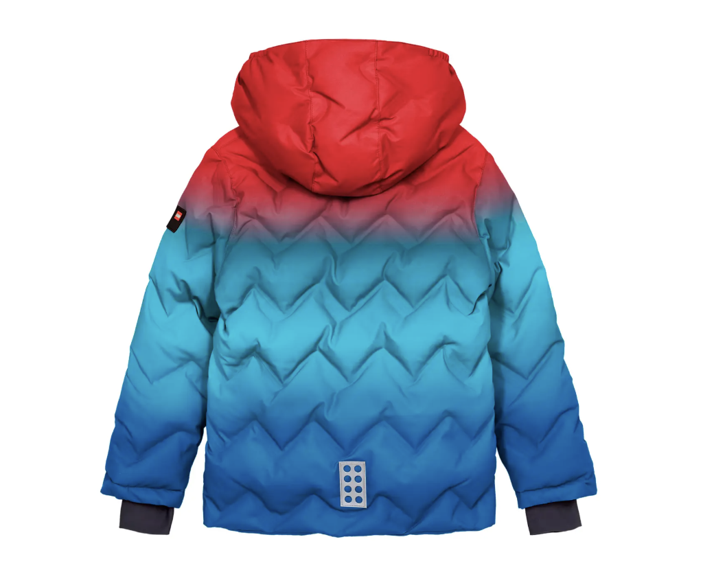 LEGO® Winterjacke/Skijacke – LWJESTED 709 mit Farbverlauf Blau zu Rot