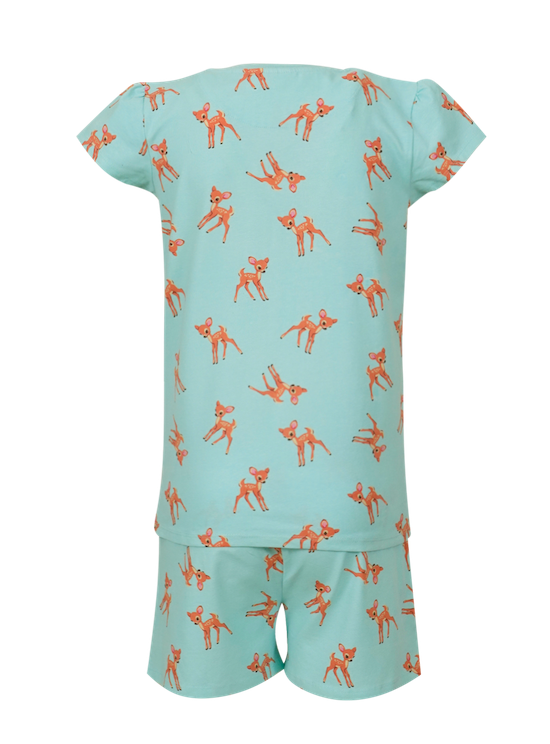 Someone Pyjama Pjay in Light Aqua - Rehe
