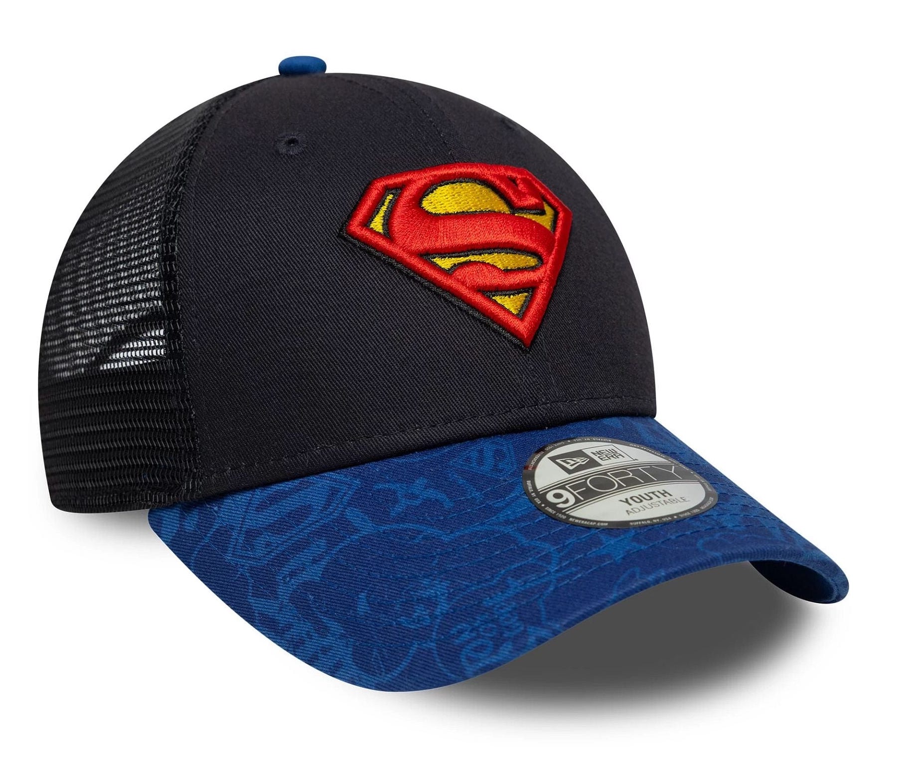 New Era Cap Kids DC 9FORTY Trucker Cap Superman New Era Cap Kids DC 9FORTY Trucker Cap Superman