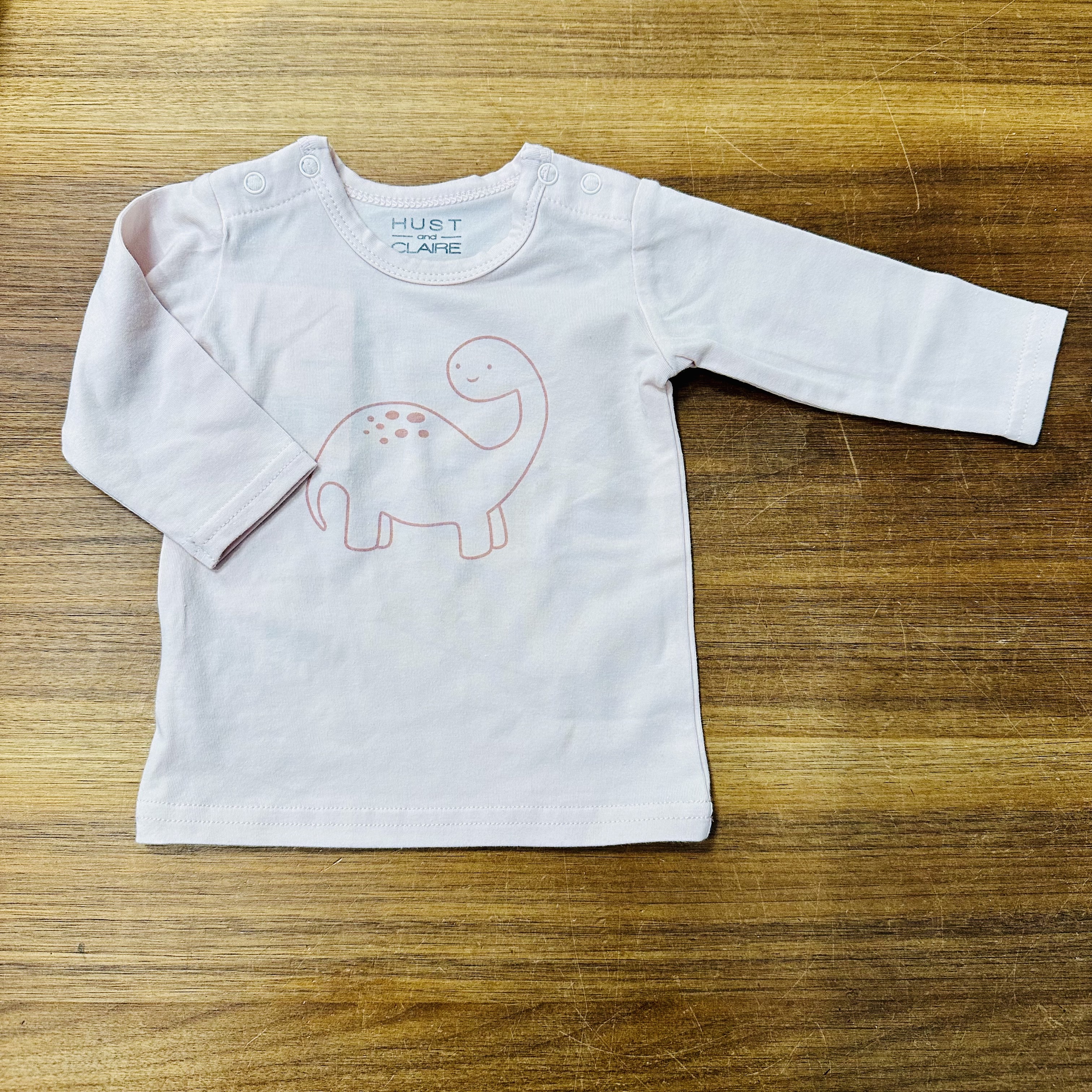 Hust & Claire Amar Langarm T-Shirt in Rosa - Dinosaurier - SALE Hust & Claire Amar Langarm T-Shirt in Rosa - Dinosaurier - SALE