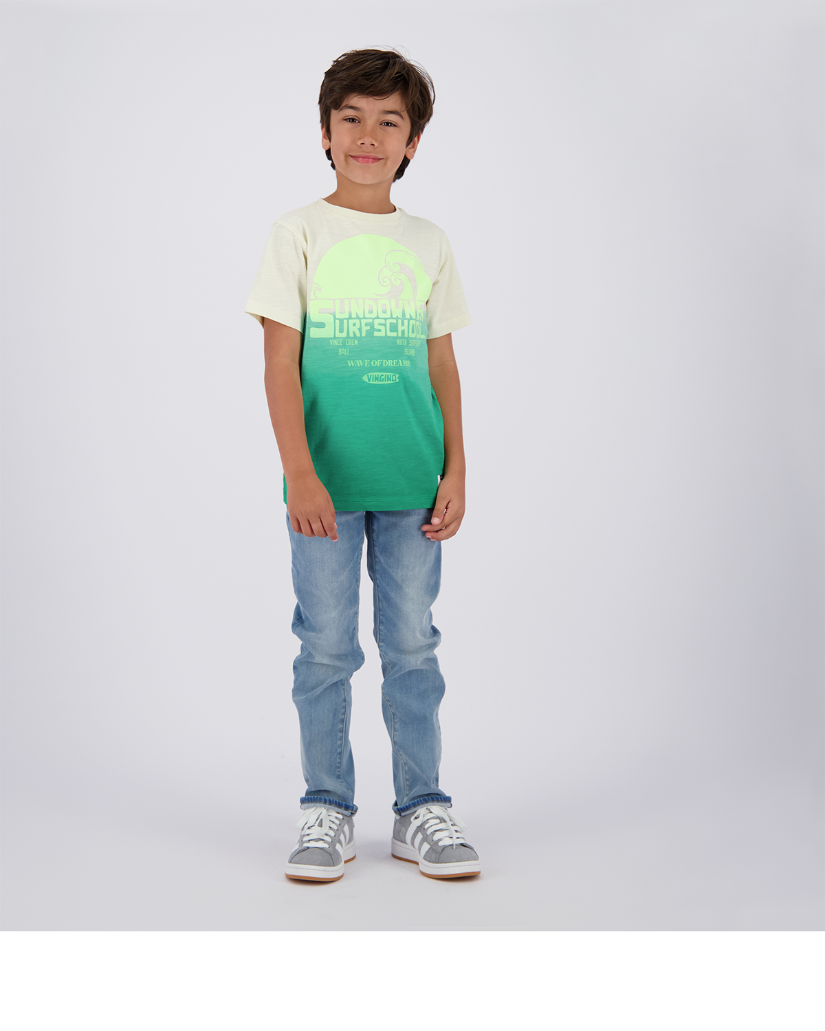 Vingino Hilo T-Shirt in Cactus Green - Farbverlauf Vingino Hilo T-Shirt in Cactus Green - Farbverlauf