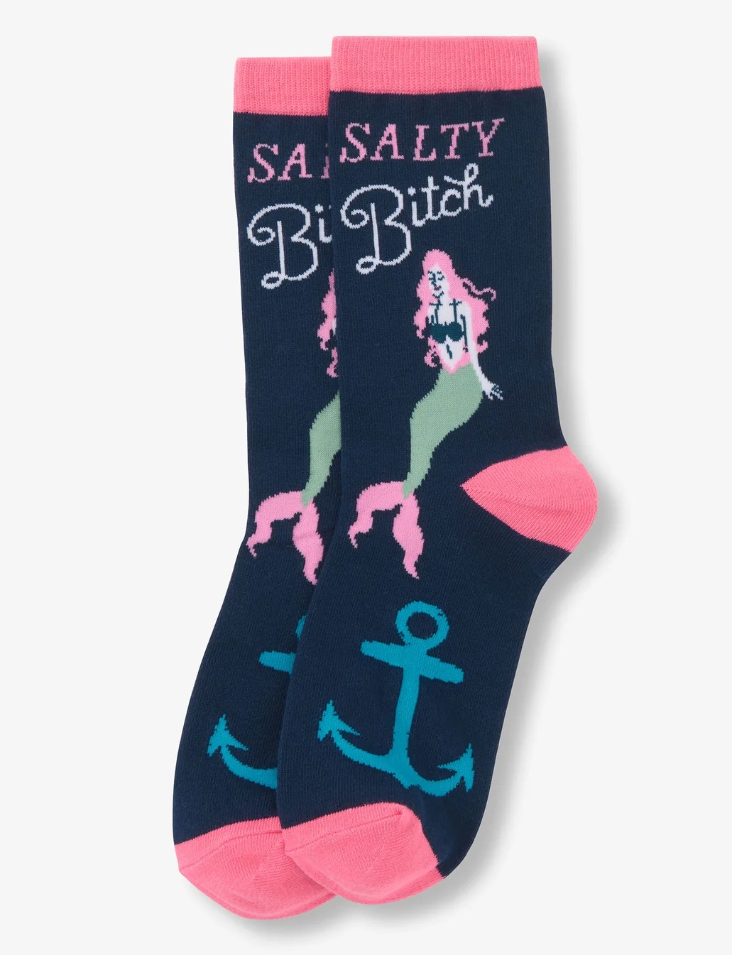 Little Blue House Damen Socken Salty Bitch - Meerjungfrau Little Blue House Damen Socken Salty Bitch - Meerjungfrau