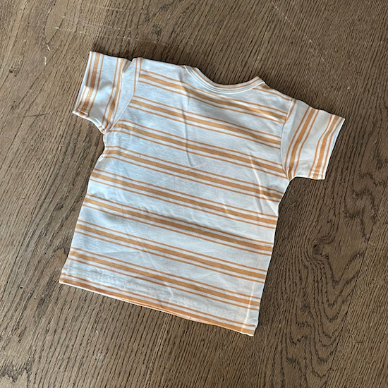 Hust & Claire Kurzarm T-Shirt - Senf Gelb Gestreift