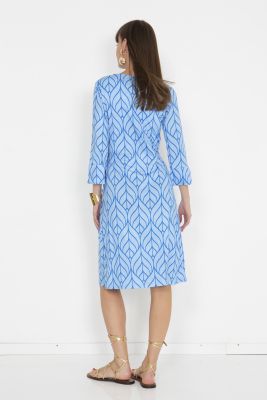 Marivie Kleid Dream! Leafs Blue Blau - SALE Marivie Kleid Dream! Leafs Blue Blau - SALE